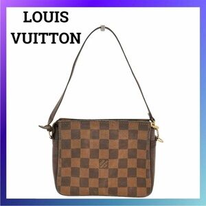 Louis Vuitton Brown Checkered Shoulder Bag